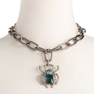 Betsey Johnson Spider pendant necklace